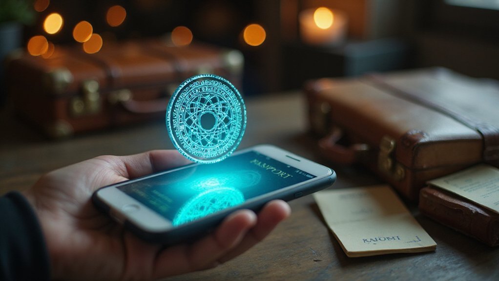 blockchain travel memory stamps